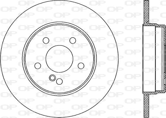 OPEN PARTS Тормозной диск BDR1861.10